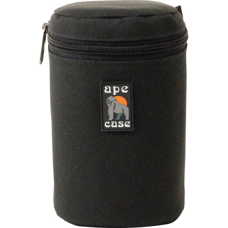 Ape Case ACLC10 Zippered Adjustable or Attachable Medium Case for Lenses (Black/Yellow) - Image 1